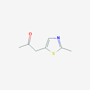 molecular formula C7H9NOS B2957247 1-(2-Methyl-1,3-thiazol-5-yl)propan-2-one CAS No. 1368539-14-3
