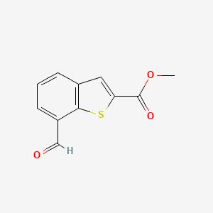 Methyl 7-formyl-1-benzothiophene-2-carboxylate