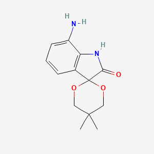 7'-Amino-5,5-dimethylspiro[[1,3]dioxane-2,3'-indolin]-2'-one