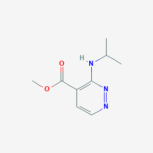 Methyl 3-(propan-2-ylamino)pyridazine-4-carboxylate