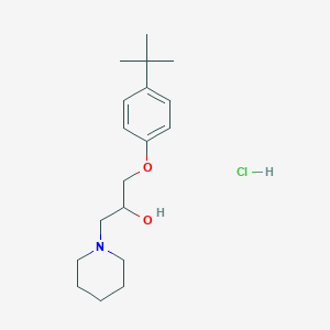 1-(4-Tert-butylphenoxy)-3-piperidin-1-ylpropan-2-ol hydrochloride