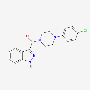[4-(4-chlorophenyl)-1-piperazinyl]-1H-indazol-3-ylMethanone