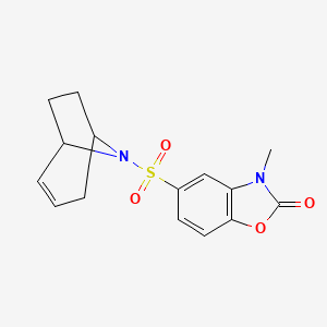 5-((1R,5S)-8-azabicyclo[3.2.1]oct-2-en-8-ylsulfonyl)-3-methylbenzo[d]oxazol-2(3H)-one