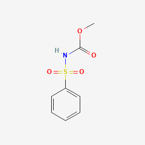 molecular formula C8H9NO4S B2957335 甲基N-(苯磺酰基)氨基甲酸酯 CAS No. 32324-23-5