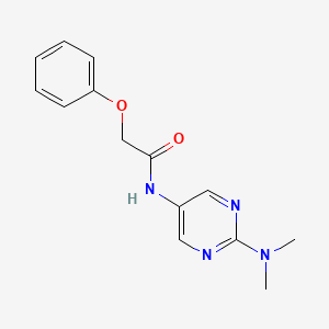 N-(2-(dimethylamino)pyrimidin-5-yl)-2-phenoxyacetamide