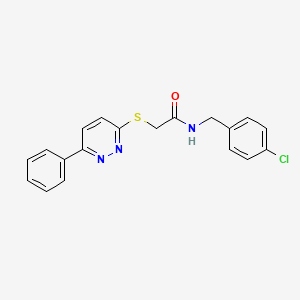 N-(4-chlorobenzyl)-2-((6-phenylpyridazin-3-yl)thio)acetamide