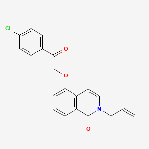 2-allyl-5-(2-(4-chlorophenyl)-2-oxoethoxy)isoquinolin-1(2H)-one