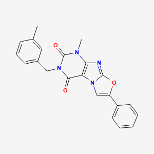 1-methyl-3-(3-methylbenzyl)-7-phenyloxazolo[2,3-f]purine-2,4(1H,3H)-dione