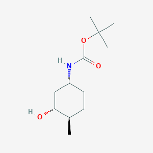 tert-butyl (1R,3R,4R)-3-hydroxy-4-methylcyclohexylcarbamate