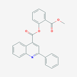 molecular formula C24H17NO4 B2957559 2-(Methoxycarbonyl)phenyl 2-phenylquinoline-4-carboxylate CAS No. 610757-51-2