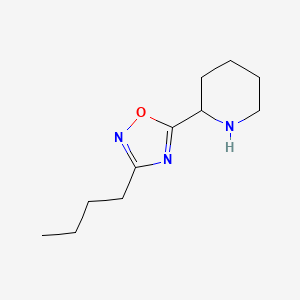 2-(3-Butyl-[1,2,4]oxadiazol-5-yl)-piperidine