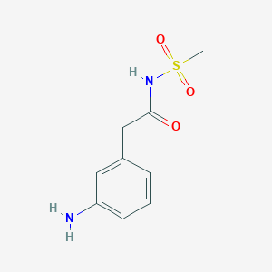 N-[2-(3-Amino-phenyl)-acetyl]-methanesulfonamide