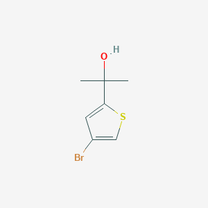 molecular formula C7H9BrOS B2957610 2-(4-溴噻吩-2-基)丙烷-2-醇 CAS No. 1785503-78-7