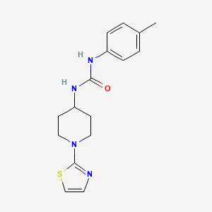B2957611 1-(1-(Thiazol-2-yl)piperidin-4-yl)-3-(p-tolyl)urea CAS No. 1797144-23-0