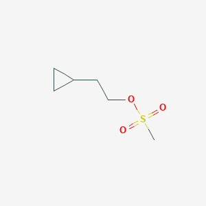 molecular formula C6H12O3S B2957616 2-环丙基乙基甲磺酸酯 CAS No. 124217-77-2