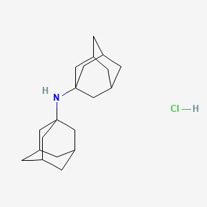 molecular formula C20H32ClN B2957620 N-1-adamantyladamantan-1-amine hydrochloride CAS No. 561327-49-9