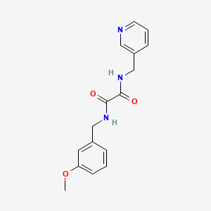 molecular formula C16H17N3O3 B2957626 N1-(3-methoxybenzyl)-N2-(pyridin-3-ylmethyl)oxalamide CAS No. 920225-50-9