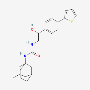 3-(Adamantan-1-yl)-1-{2-hydroxy-2-[4-(thiophen-2-yl)phenyl]ethyl}urea