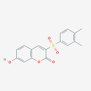 3-[(3,4-dimethylphenyl)sulfonyl]-7-hydroxy-2H-chromen-2-one