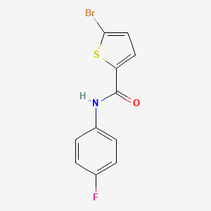 molecular formula C11H7BrFNOS B2957731 5-bromo-N-(4-fluorophenyl)thiophene-2-carboxamide CAS No. 476296-59-0