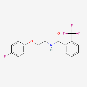 N-(2-(4-fluorophenoxy)ethyl)-2-(trifluoromethyl)benzamide