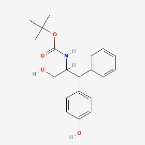 4-[2-(Boc-amino)-3-hydroxy-1-phenylpropyl]phenol