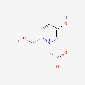 molecular formula C8H9NO4 B2957779 2-(5-Hydroxy-2-(hydroxymethyl)pyridin-1-ium-1-yl)acetate CAS No. 861221-32-1