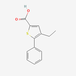 4-Ethyl-5-phenylthiophene-2-carboxylic acid