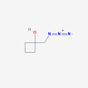 molecular formula C5H9N3O B2957801 1-(Azidomethyl)cyclobutan-1-ol CAS No. 2243171-64-2