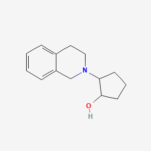 2-(1,2,3,4-Tetrahydroisoquinolin-2-yl)cyclopentan-1-ol