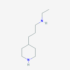 Ethyl[3-(piperidin-4-yl)propyl]amine