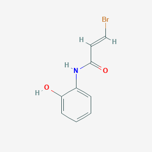 molecular formula C9H8BrNO2 B2957850 (2E)-3-溴-N-(2-羟基苯基)丙-2-烯酰胺 CAS No. 2067688-12-2
