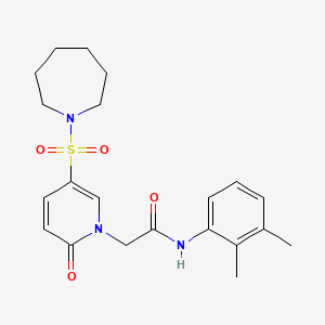 2-[5-(azepan-1-ylsulfonyl)-2-oxopyridin-1(2H)-yl]-N-(2,3-dimethylphenyl)acetamide