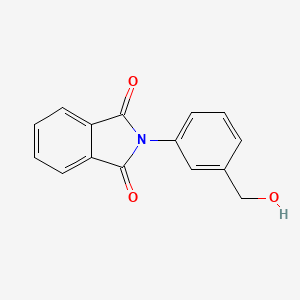 molecular formula C15H11NO3 B2957899 2-[3-(Hydroxymethyl)phenyl]isoindole-1,3-dione CAS No. 92789-55-4