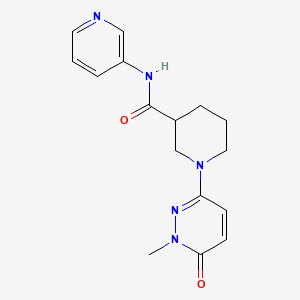 1-(1-methyl-6-oxo-1,6-dihydropyridazin-3-yl)-N-(pyridin-3-yl)piperidine-3-carboxamide