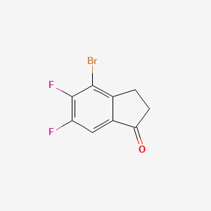 4-Bromo-5,6-difluoro-2,3-dihydroinden-1-one