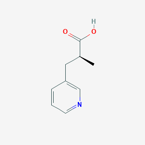 molecular formula C9H11NO2 B2957953 (2S)-2-甲基-3-吡啶-3-基丙酸 CAS No. 2248200-15-7