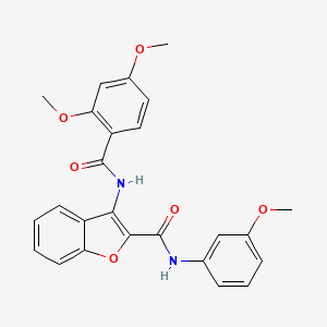 3-(2,4-dimethoxybenzamido)-N-(3-methoxyphenyl)benzofuran-2-carboxamide