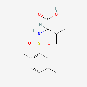 molecular formula C13H19NO4S B2957961 ((2,5-Dimethylphenyl)sulfonyl)valine CAS No. 1009346-46-6