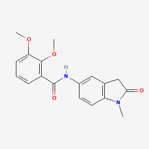molecular formula C18H18N2O4 B2958006 2,3-dimethoxy-N-(1-methyl-2-oxoindolin-5-yl)benzamide CAS No. 921813-45-8