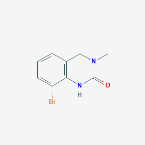 molecular formula C9H9BrN2O B2958012 8-Bromo-3-methyl-3,4-dihydroquinazolin-2(1H)-one CAS No. 1369494-61-0