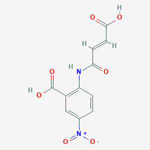 2-(3-Carboxyprop-2-enamido)-5-nitrobenzoic acid