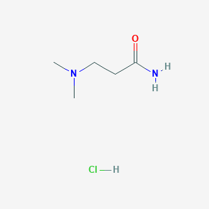 molecular formula C5H13ClN2O B2958035 3-(二甲氨基)丙酰胺盐酸盐 CAS No. 1000395-57-2