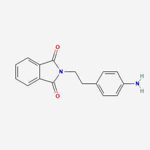 molecular formula C16H14N2O2 B2958047 2-[2-(4-Aminophenyl)ethyl]-1h-isoindole-1,3(2h)-dione CAS No. 101350-76-9