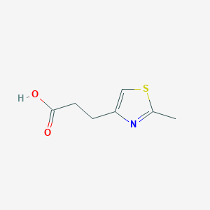 molecular formula C7H9NO2S B2958050 3-(2-甲基-1,3-噻唑-4-基)丙酸 CAS No. 933742-78-0