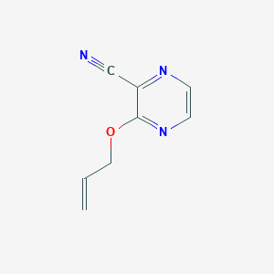 3-(Prop-2-en-1-yloxy)pyrazine-2-carbonitrile