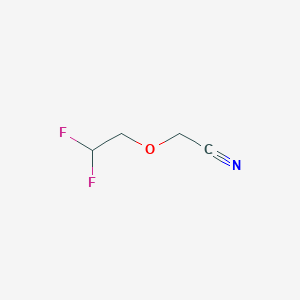 molecular formula C4H5F2NO B2958075 2-(2,2-Difluoroethoxy)acetonitrile CAS No. 1553618-82-8