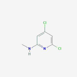 molecular formula C6H6Cl2N2 B2958085 4,6-Dichloro-N-methylpyridin-2-amine CAS No. 1823874-30-1