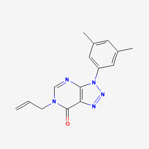 3-(3,5-Dimethylphenyl)-6-prop-2-enyltriazolo[4,5-d]pyrimidin-7-one