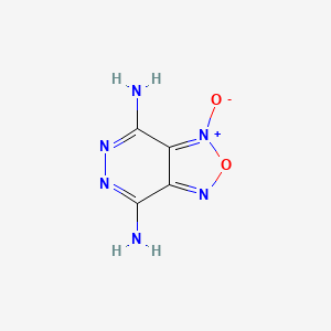 molecular formula C4H4N6O2 B2958125 [1,2,5]Oxadiazolo[3,4-d]pyridazine-4,7-diamine 1-oxide CAS No. 82523-12-4
